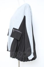 画像2: axes femme / 切り替えスウェット  グレーｘ黒 Y-26-05-19-119-AX-TO-AS-ZY (2)
