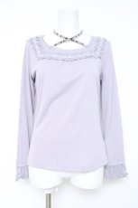 画像1: axes femme / ストラップ付きインナー  ラベンダー Y-26-05-19-121-AX-TO-AS-ZY (1)