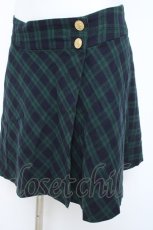 画像3: CHOICE / チェック柄ラップスカート  グリーン Y-26-05-19-149-PU-SK-SZ-ZY (3)