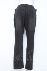 画像2: axes femme / 薔薇刺しゅうストレッチパンツ L グレー Y-26-05-19-176-AX-PA-SZ-ZY (2)