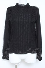 画像1: axes femme / レーシープルオーバー  黒 Y-26-05-19-033-AX-TO-SZ-ZY (1)