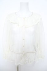 画像1: Melody BasKet / 朝霧を纏うブラウス M 生成り Y-26-05-21-072-LO-BL-SZ-ZY (1)