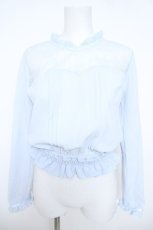 画像1: LIZ LISA / ハイネックブラウジングトップス 0 サックス Y-26-05-21-079-LO-TO-SZ-ZY (1)