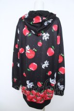 画像2: NieR Clothing / LONG LENGTH ZIP OUTER【Falling Apple】  黒×赤 Y-26-05-21-094-PU-TO-SZ-ZY (2)