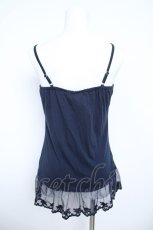 画像2: axes femme / ミニバラキャミ M 紺 Y-26-05-21-099-AX-TO-SZ-ZY (2)
