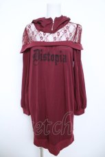 画像1: Jamie エーエヌケー / レース切替カットワンピース M ボルドー Y-26-05-21-103-LO-OP-SZ-ZY (1)