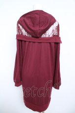 画像2: Jamie エーエヌケー / レース切替カットワンピース M ボルドー Y-26-05-21-103-LO-OP-SZ-ZY (2)