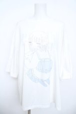 画像1: NOVESSEL / 放課後一緒に行こうTシャツ F 白 Y-26-05-21-108-PU-TO-SZ-ZY (1)