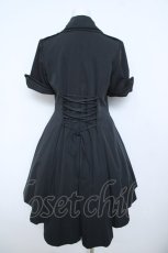 画像2: ATELIER BOZ / メイファススカート付ジャケットワンピース L ブラック/ワイン Y-26-05-21-109-EL-OP-SZ-ZY (2)