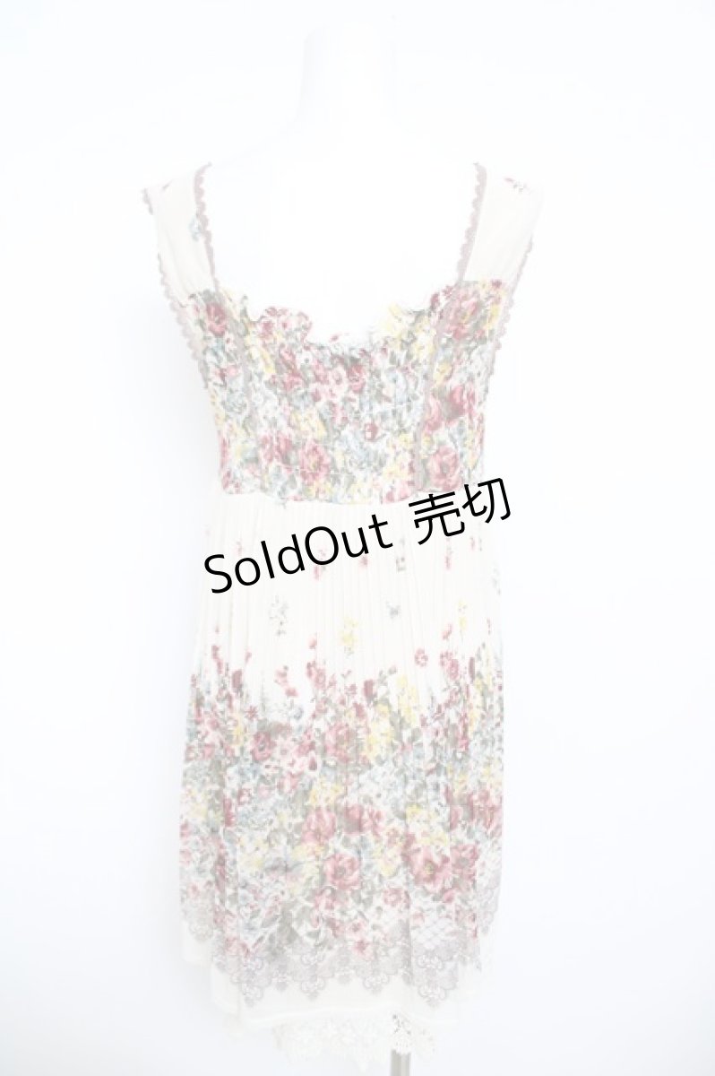 画像2: axes femme /裾刺繍コンビネゾン M ベージュ Y-26-05-21-118-AX-OP-SZ-ZY (2)