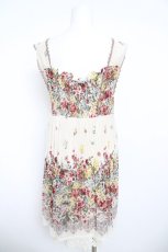 画像2: axes femme /裾刺繍コンビネゾン M ベージュ Y-26-05-21-118-AX-OP-SZ-ZY (2)