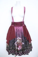 画像1: axes femme kawaii / シルクノクターンスカート  濃いピンク Y-26-05-21-132-AX-SK-SZ-ZY (1)