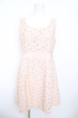 画像1: Jane Marple / フラワーグレシャスレースコクーンドレス M ピンク Y-26-05-21-150-JM-OP-SZ-ZY (1)