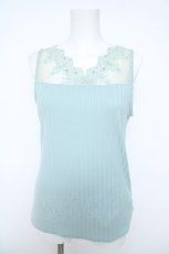 画像1: axes femme / パールレースタンク  ミント Y-26-05-21-018-AX-TO-SZ-ZY (1)
