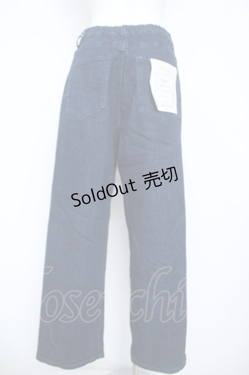 画像2: axes femme / フラッシャー付デニムパンツ L インディゴ Y-26-05-21-159-AX-PA-SZ-ZI (2)