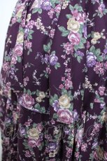 画像3: axes femme / バックティアードスカート  ワイン Y-26-05-21-168-AX-SK-AS-ZY (3)