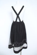 画像2: axes femme POETIQUE / チュールデザインサス付スカート  黒 Y-26-05-21-180-AX-SK-SZ-ZY (2)
