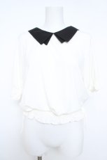 画像1: axes femme / レース襟セットクレリックプルオーバー F 生成り Y-26-05-21-031-AX-TO-SZ-ZY (1)