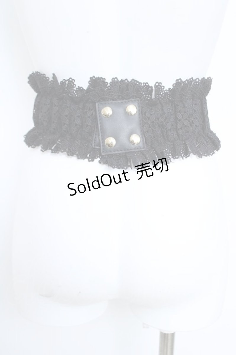 画像2: axes femme / レースコルセットベルト  黒 Y-26-05-21-004-AX-ZA-SZ-ZT769 (2)