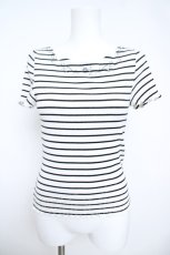 画像1: axes femme / ボーダートップス M 白 Y-26-05-21-034-AX-TO-SZ-ZY (1)