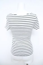 画像2: axes femme / ボーダートップス M 白 Y-26-05-21-034-AX-TO-SZ-ZY (2)