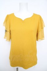画像1: axes femme / チュール×ブーケ刺繍プルオーバー F イエロー Y-26-05-21-043-AX-TO-SZ-ZY (1)