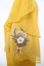 画像3: axes femme / チュール×ブーケ刺繍プルオーバー F イエロー Y-26-05-21-043-AX-TO-SZ-ZY (3)