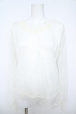 画像1: axes femme / 総レースインナー  生成り Y-26-05-21-045-AX-TO-SZ-ZY (1)