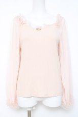 画像1: m petit by misako / ミニバラプルオーバー M 淡桃 Y-26-05-23-037-LO-TO-SZ-ZY (1)