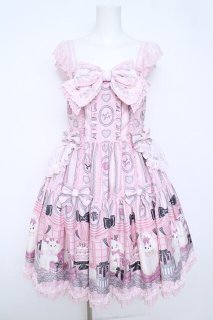 Angelic Pretty / Princess Puppyティアードジャンパースカート ピンク