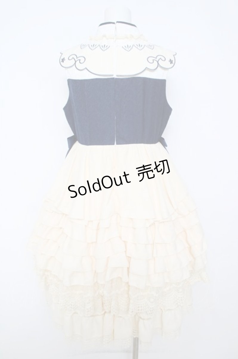 画像2: Doll Paradise / 燕刺繍中華ワンピース 1 紺 Y-26-05-23-062-LO-OP-SZ-ZY (2)