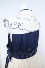 画像5: Doll Paradise / 燕刺繍中華ワンピース 1 紺 Y-26-05-23-062-LO-OP-SZ-ZY (5)