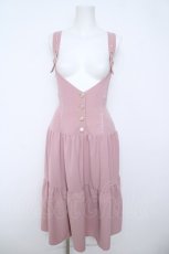 画像1: axes femme POETIQUE / ティアードジャンスカ  ピンク Y-26-05-23-065-AX-OP-SA-ZY (1)