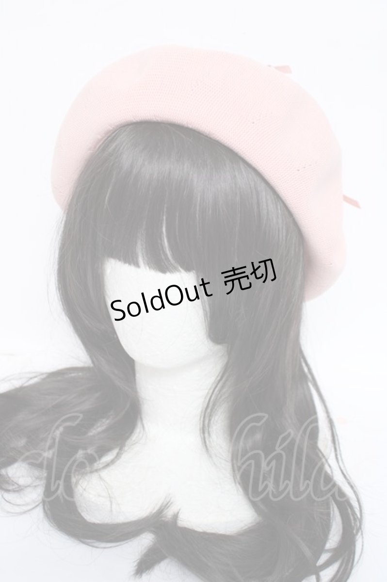 画像1: axes femme POETIQUE / リボンパールサマーベレー  ピンク Y-26-05-23-006-AX-AC-SA-ZY (1)
