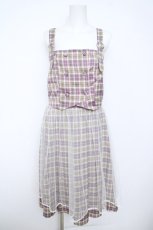 画像1: axes femme POETIQUE / チェックセットアップ M ピンクチェック Y-26-05-23-071-AX-OP-SA-ZY (1)