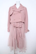 画像1: axes femme POETIQUE / 3WAYトレンチコート  ピンク Y-26-05-23-072-AX-CO-SA-ZY (1)