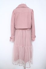 画像2: axes femme POETIQUE / 3WAYトレンチコート  ピンク Y-26-05-23-072-AX-CO-SA-ZY (2)
