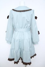 画像2: axes femme POETIQUE / バイカラーワンピースコート  ミントＸブラウン Y-26-05-23-073-AX-OP-SA-ZY (2)