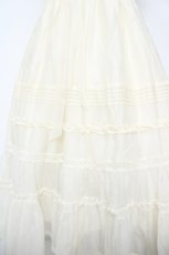 画像4: Mademoiselle Pearl（海外ロリータブランド） / ブーケリボン刺繍ジャンパースカート S 生成り Y-26-05-23-083-LO-OP-SA-ZY (4)