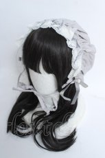 画像4: MOONRIVER / 蝶プリント襟半袖ワンピースセット S グレー Y-26-05-23-085-LO-OP-SA-ZY (4)