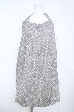 画像1: Jane Marple / ホルターネックドットワンピース  グレー Y-26-05-23-097-JM-OP-SZ-ZY (1)