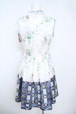 画像2: AMBERMIRROR / 千秋冠 チャイナ風ドレス M 白 Y-26-05-23-098-LO-OP-SZ-ZY (2)