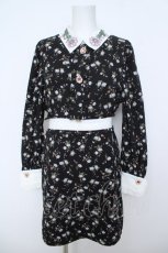 画像1: Swankiss / DB flower print O/P F ブラック Y-26-05-23-102-LO-OP-SZ-ZY (1)