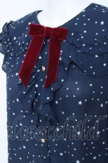 画像3: axes femme kawaii / 星柄ブラウス M ネイビー Y-26-05-23-009-AX-BL-SA-ZY (3)