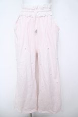 画像1: Ank Rouge / パールデザインパンツ  ピンクＸ白 Y-26-05-23-110-CA-PA-SA-ZY (1)