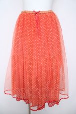 画像1: Franche Lippee / snowチュールスカート  赤 Y-26-05-23-116-LO-OP-AS-ZY (1)