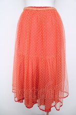 画像2: Franche Lippee / snowチュールスカート  赤 Y-26-05-23-116-LO-OP-AS-ZY (2)