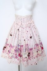 画像1: metamorphose / Fairy Taleハイウエストスカート  ラベンダー Y-26-05-23-122-ME-SK-SZ-ZY (1)