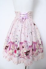 画像2: metamorphose / Fairy Taleハイウエストスカート  ラベンダー Y-26-05-23-122-ME-SK-SZ-ZY (2)