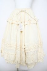 画像1: Urtto / フリルスカート  生成り Y-26-05-23-128-LO-OP-SA-ZY (1)